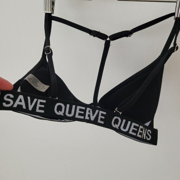 God Save Queens Bikini Top-Small - Picture 4 of 6